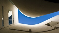 barcelona architecture worm's eye view bottom view