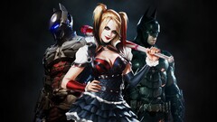 Batman video games harley quinn video game art baseball bat