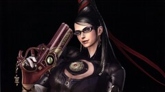 bayonetta video games video game girls girls with guns dark hair