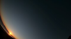 beach sunset fisheye lens