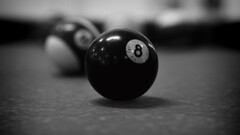 billiards 8 Ball monochrome billiard balls Pool balls pool table