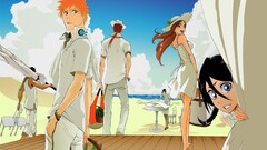 bleach kurosaki ichigo kuchiki rukia Abarai Renji inoue orihime