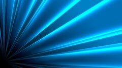 blue beam abstract lines digital art cyan radial