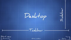 blueprints Minimalism computer grid diagrams blue background