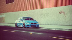 BMW Car road blue cars BMW F80/F82/F83 BMW 3 Series vehicle