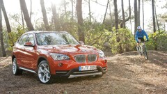 BMW X1 BMW red cars vehicle Car