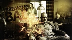 Breaking Bad walter white bryan cranston fire sepia living rooms