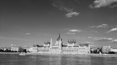 budapest Hungarian Parliament Building hungary monochrome