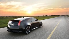 Cadillac Cadillac CTS-V Car vehicle road asphalt black cars