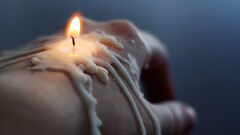 Candles hands Wax