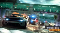 Car Battlefield Hardline highway freeway police cars chasing