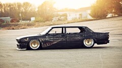 Car BMW German BMW E28 BMW 5 Series Rat Rod side view