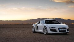 Car front angle view Audi R8 V8 Audi R8 Type 42