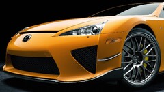 Car Lexus lexus lfa nurburgring orange cars vehicle