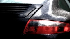 Car vehicle black cars Porsche Porsche 996 porsche 911 closeup