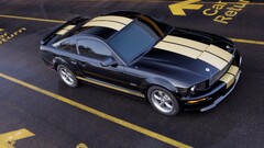 Car vehicle black cars Shelby GT Ford Ford mustang road asphalt