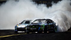 Car vehicle race cars smoke Ford mustang Toyobaru Drift