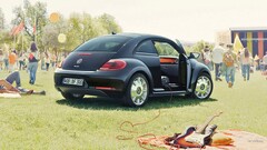 Car Volkswagen Volkswagen New Beetle guitar watermarked vehicle
