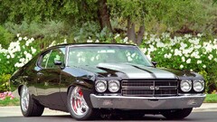 chevrolet chevelle vehicle Car black cars