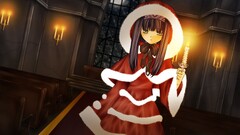 Christmas Anime anime girls Elemental Gelade