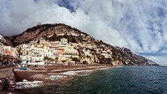 cityscape City building Sea positano Italy