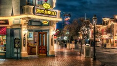 cityscape street hdr Disneyland