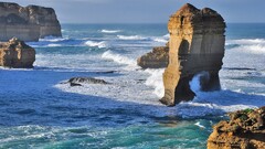 coast Sea rock Australia Twelve Apostles landscape
