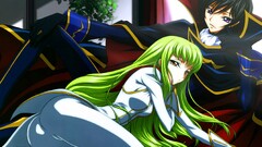 code geass C.C. (Code Geass) lamperouge lelouch anime girls