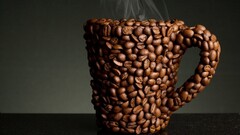 Coffee Beans coffee cup coffee cup creativity brown artwork