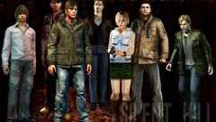 collage video games Silent Hill video game art video game man