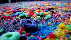 colorful cereal Fruit Loops food