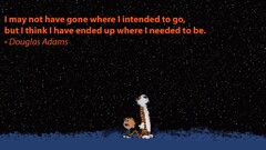 comics calvin and hobbes Douglas Adams