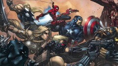 comics Spider-Man captain america The Avengers thor Hawkeye