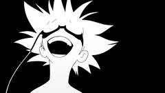 cowboy bebop Edward (Cowboy Bebop) monochrome goggles open mouth