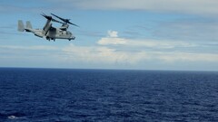 CV-22 Osprey vehicle Sea horizon military Aircraft Transport