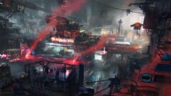 cyberpunk City Ghetto futuristic Remember Me apocalyptic artwork