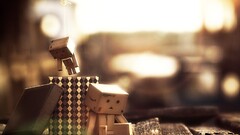 danbo carton box blurred