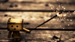 danbo carton box Wood