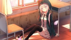 danganronpa Anime anime girls Nanami Chiaki short hair pink eyes