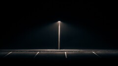 dark Minimalism black background photography street Lamp lights