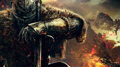 dark souls dark souls ii video games sword Mountains warrior