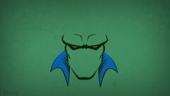 dc comics hero martian manhunter blo0p Minimalism artwork