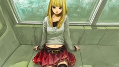 death note amane misa anime girls blonde Anime
