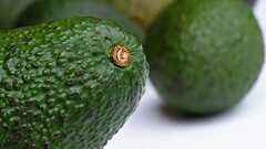 depth of field food avocados vegetables