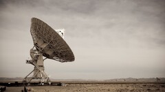 desert overcast sepia radio telescope Technology