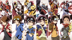 Digimon Frontier Digimon Tamers collage Anime