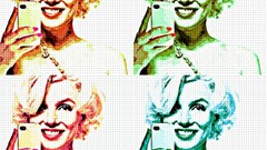 digital art Marilyn Monroe artwork model icon Women selfies