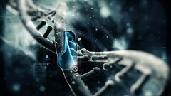 digital art Science render genetics DNA cgi