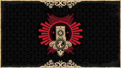 digital art video games Nvidia GTX nvidia PC gaming skull black