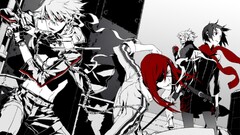 Dogs: Bullets & Carnage selective coloring redhead gun Anime
